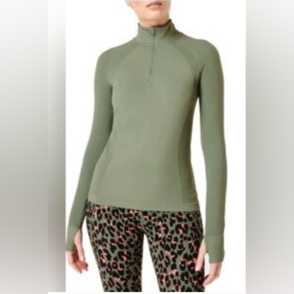 Sweaty Betty Olive Green Women's Top
